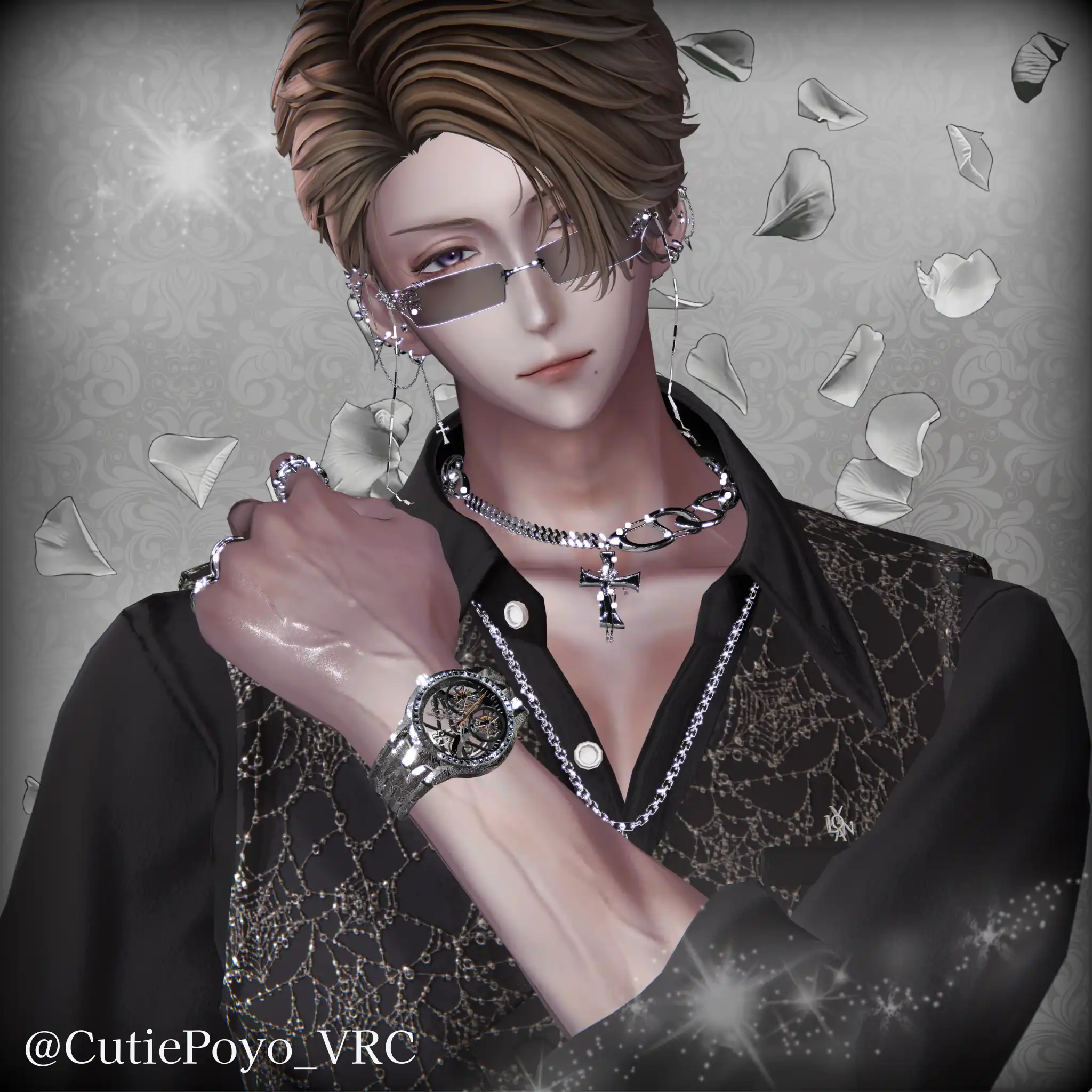 【VRC想定　リアルタイム同期】Double Tourbillon | -W.BETA-