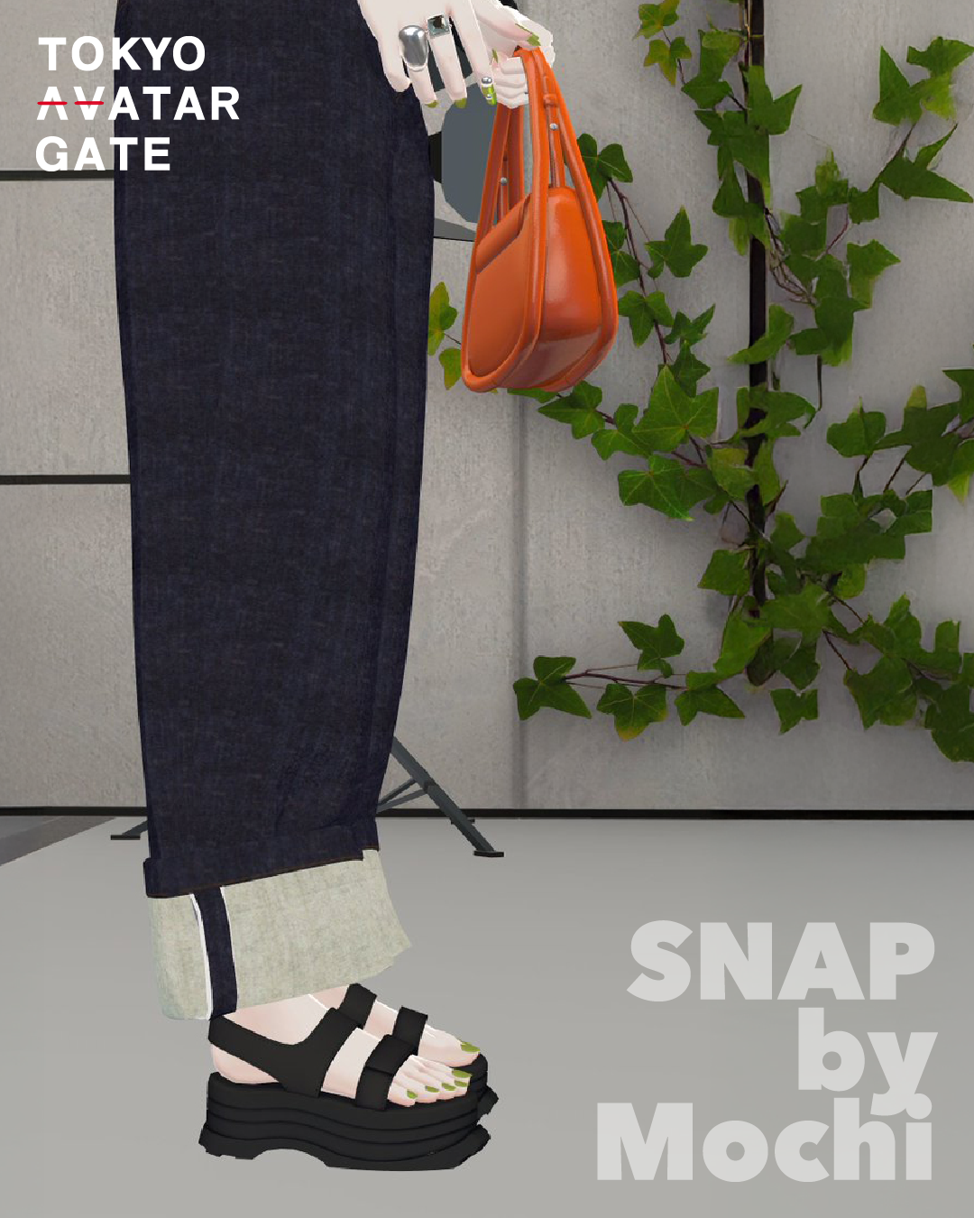 TAG DENIM PANTS