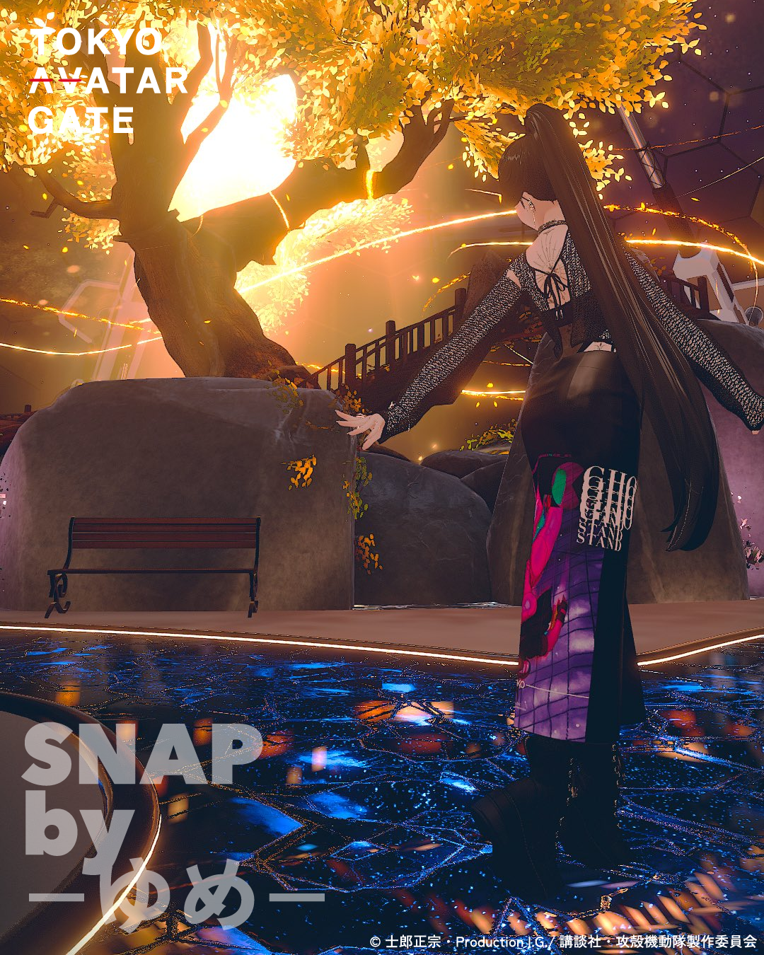 攻殻機動隊 STAND ALONE COMPLEX LEATHER SKIRT